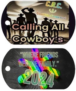 2024 Mr CRC Cowboy dog tag